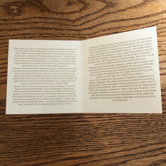 Avon European Tradition Cup & Saucer The Netherlands Collection Circa 1650 - Picture 10 of 12